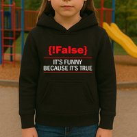 !False Computer Science Programmer Coding Software Coder Kids Hoodie