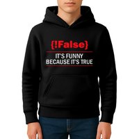 !False Computer Science Programmer Coding Software Coder Kids Hoodie