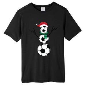 Funny Christmas Soccer Tall Fusion ChromaSoft Performance T-Shirt