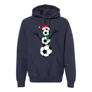 Funny Christmas Soccer Premium Hoodie