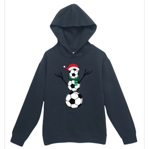 Funny Christmas Soccer Urban Pullover Hoodie