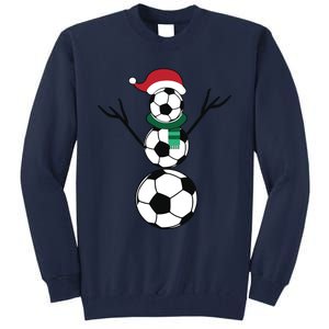 Funny Christmas Soccer Tall Sweatshirt