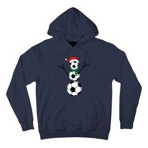 Funny Christmas Soccer Tall Hoodie