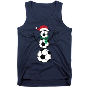 Funny Christmas Soccer Tank Top