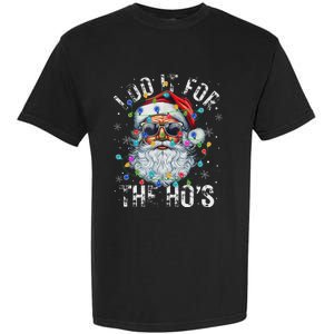 Funny Christmas Santa Claus I Do It For The Hos Cute Xmas Garment-Dyed Heavyweight T-Shirt