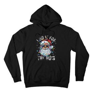 Funny Christmas Santa Claus I Do It For The Hos Cute Xmas Hoodie