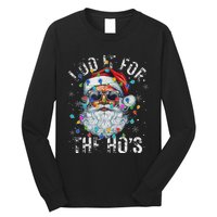 Funny Christmas Santa Claus I Do It For The Hos Cute Xmas Long Sleeve Shirt