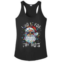 Funny Christmas Santa Claus I Do It For The Hos Cute Xmas Ladies PosiCharge Competitor Racerback Tank