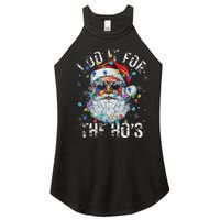 Funny Christmas Santa Claus I Do It For The Hos Cute Xmas Women's Perfect Tri Rocker Tank