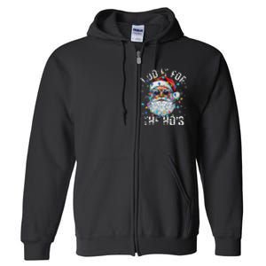 Funny Christmas Santa Claus I Do It For The Hos Cute Xmas Full Zip Hoodie