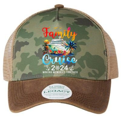 Family Cruise Ship Vacation Trip 2024 Family Cruise Matching Legacy Tie Dye Trucker Hat