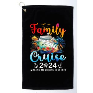 Family Cruise Ship Vacation Trip 2024 Family Cruise Matching Platinum Collection Golf Towel