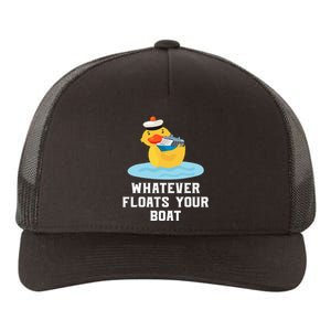 Funny Cruise Ship Humor Whatever Floats Your Boat Cruising Yupoong Adult 5-Panel Trucker Hat