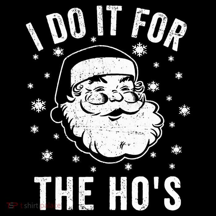 Funny Christmas Santa Clause I Do It For The Ho's Santa Impact Tech Backpack