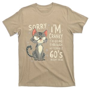 Fun Cat Sorry IM Cranky IM Going Through My Terrible 60S T-Shirt