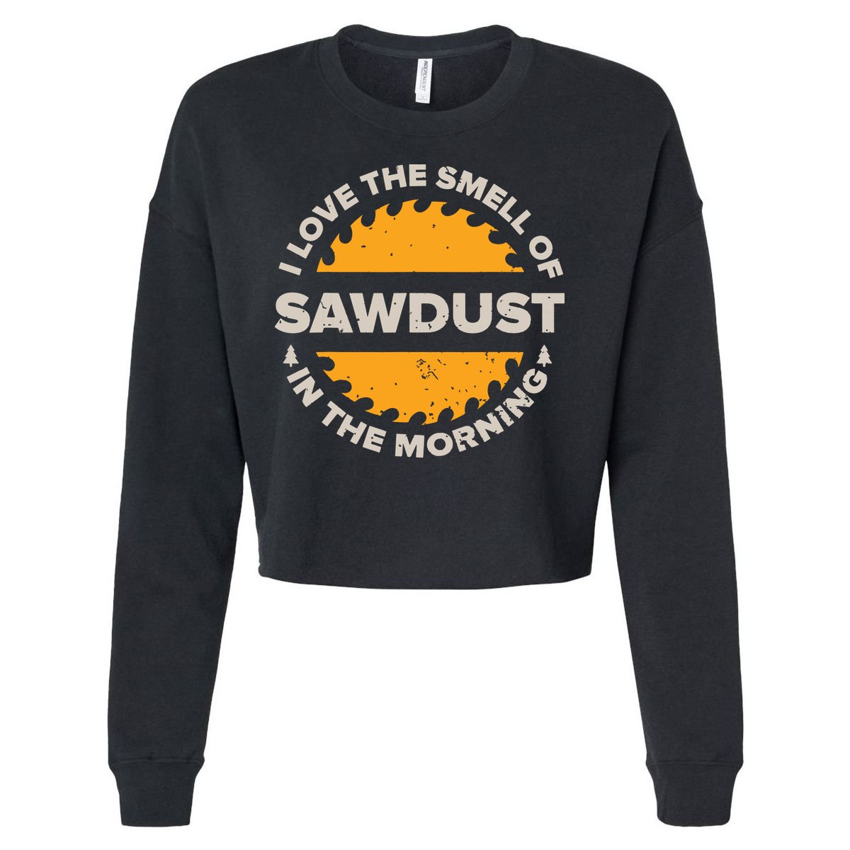 Funny Carpenter Shirts For Men Woodworking Woodworker Cropped Pullover Crew