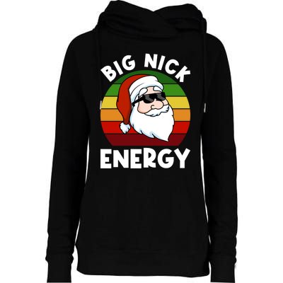 Funny Christmas Shirt Santa Shirt Big Nick Energy Xmas Womens Funnel Neck Pullover Hood