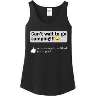 Funny Camping Saying Humor Outdoorsy Joke Camp Gear Gift Ladies Essential Tank