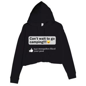 Funny Camping Saying Humor Outdoorsy Joke Camp Gear Gift Crop Fleece Hoodie