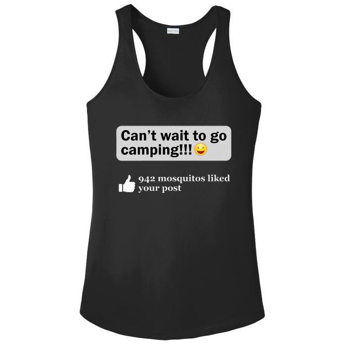 Funny Camping Saying Humor Outdoorsy Joke Camp Gear Gift Ladies PosiCharge Competitor Racerback Tank