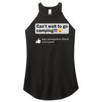 Funny Camping Saying Humor Outdoorsy Joke Camp Gear Gift Women's Perfect Tri Rocker Tank