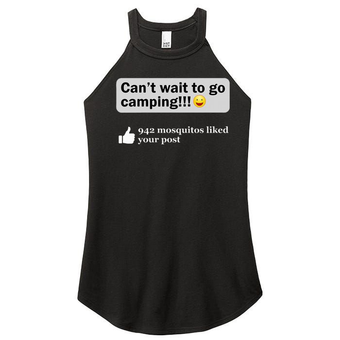 Funny Camping Saying Humor Outdoorsy Joke Camp Gear Gift Women's Perfect Tri Rocker Tank