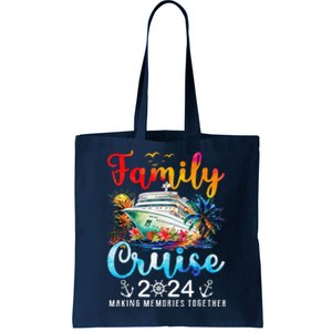 Family Cruise Ship Vacation Trip 2024 Family Cruise Matching Tote Bag