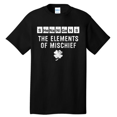 Funny Chemistry  Shenanigans Periodic Table Elements Tall T-Shirt