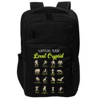 Funny Cryptozoology Support Your Local Cryptid Research Team Impact Tech Backpack