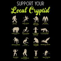 Funny Cryptozoology Support Your Local Cryptid Research Team Impact Tech Backpack
