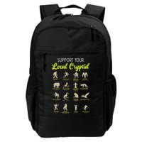 Funny Cryptozoology Support Your Local Cryptid Research Team Backpack
