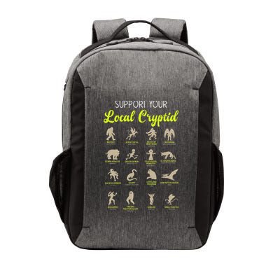 Funny Cryptozoology Support Your Local Cryptid Research Team Vector Backpack