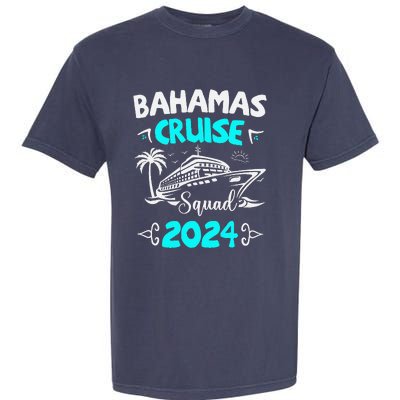 Family Cruise Squad Bahamas 2024 Summer Matching Vacation Garment-Dyed Heavyweight T-Shirt