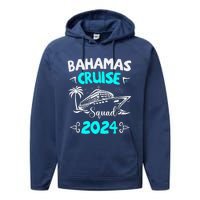 Family Cruise Squad Bahamas 2024 Summer Matching Vacation Performance Fleece Hoodie