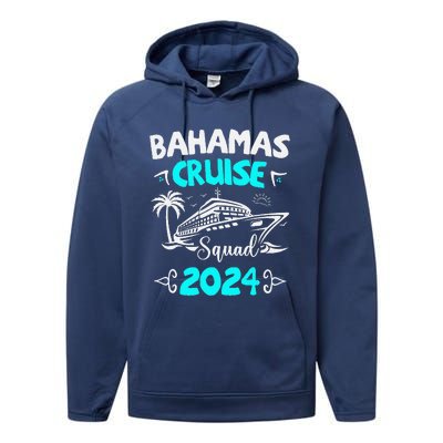 Family Cruise Squad Bahamas 2024 Summer Matching Vacation Performance Fleece Hoodie