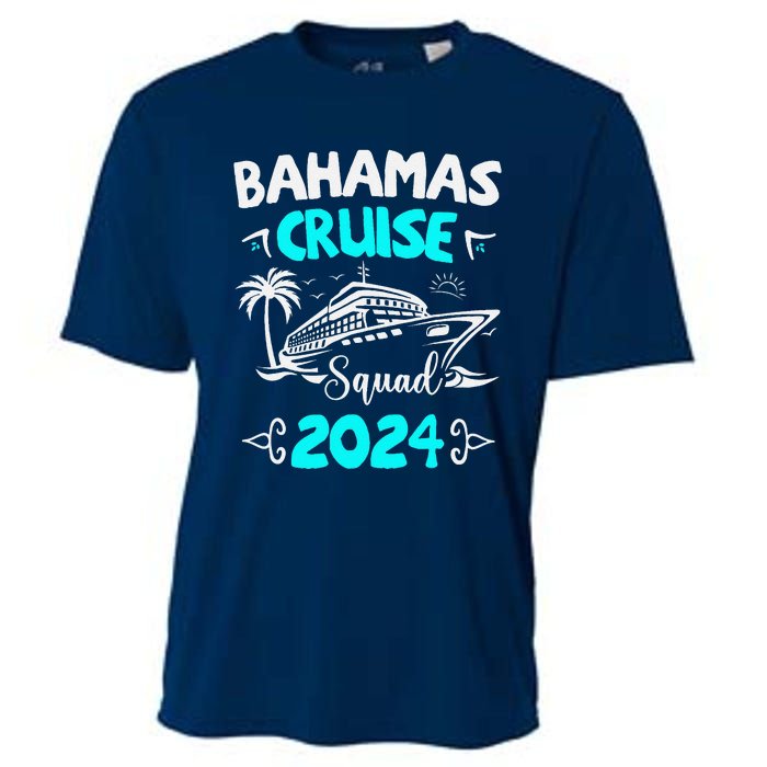 Family Cruise Squad Bahamas 2024 Summer Matching Vacation Cooling Performance Crew T-Shirt