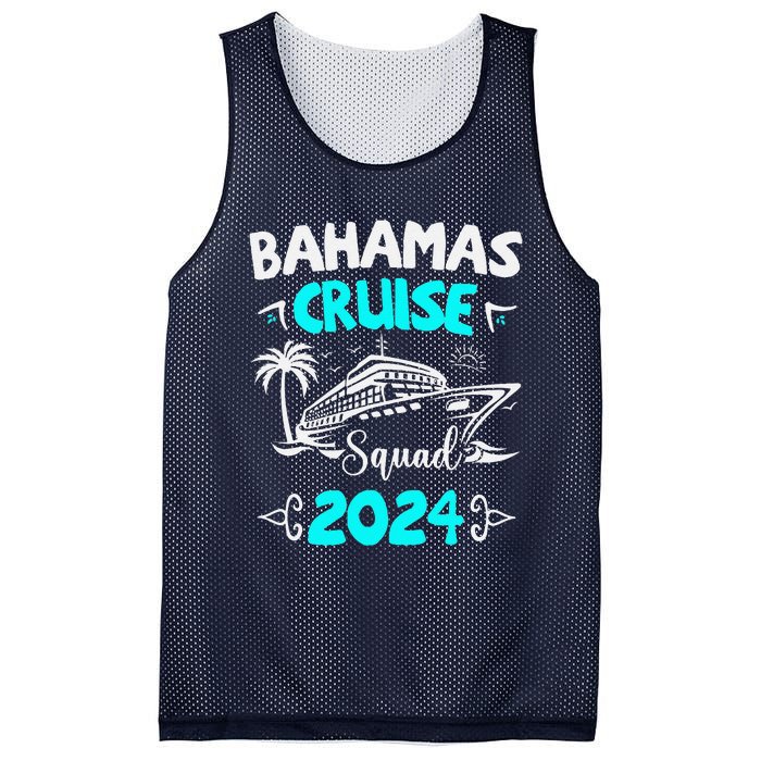 Family Cruise Squad Bahamas 2024 Summer Matching Vacation Mesh Reversible Basketball Jersey Tank