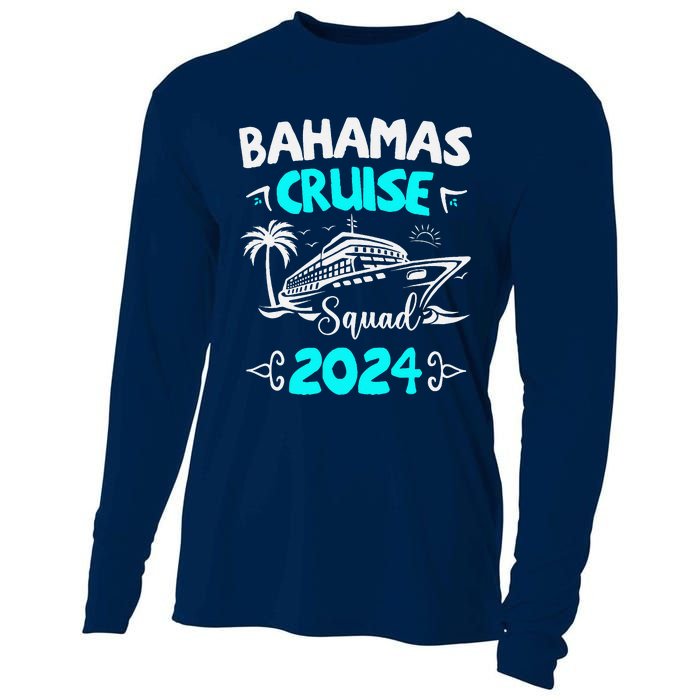 Family Cruise Squad Bahamas 2024 Summer Matching Vacation Cooling Performance Long Sleeve Crew