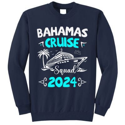 Family Cruise Squad Bahamas 2024 Summer Matching Vacation Tall Sweatshirt