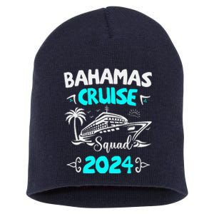 Family Cruise Squad Bahamas 2024 Summer Matching Vacation Short Acrylic Beanie