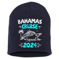 Family Cruise Squad Bahamas 2024 Summer Matching Vacation Short Acrylic Beanie