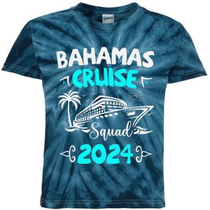 Family Cruise Squad Bahamas 2024 Summer Matching Vacation Kids Tie-Dye T-Shirt