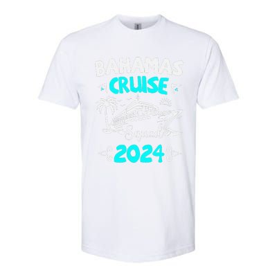 Family Cruise Squad Bahamas 2024 Summer Matching Vacation Softstyle CVC T-Shirt