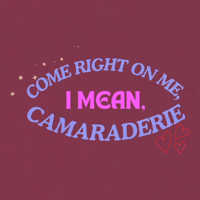 Funny Camaraderie Spelling Come Right On Me 16oz Travel Tumbler