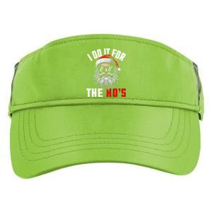 Funny Christmas Santa Claus I Do It For The Hos Cute Xmas Cool Gift Adult Drive Performance Visor