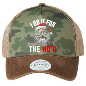 Funny Christmas Santa Claus I Do It For The Hos Cute Xmas Cool Gift Legacy Tie Dye Trucker Hat