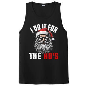 Funny Christmas Santa Claus I Do It For The Hos Cute Xmas Cool Gift PosiCharge Competitor Tank