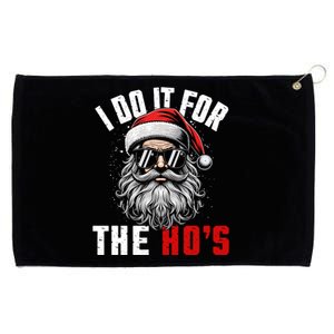 Funny Christmas Santa Claus I Do It For The Hos Cute Xmas Cool Gift Grommeted Golf Towel