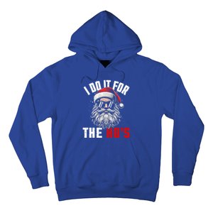 Funny Christmas Santa Claus I Do It For The Hos Cute Xmas Cool Gift Hoodie