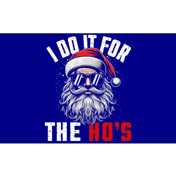 Funny Christmas Santa Claus I Do It For The Hos Cute Xmas Cool Gift Bumper Sticker